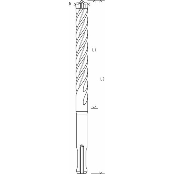 Картинка - Бур Bosch SDS-Max-8X 16х400х540 мм 5 шт (2608578680)
