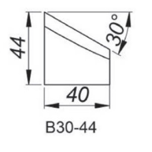 Резец для внешней фаски 30° Promotech NOZ-000018