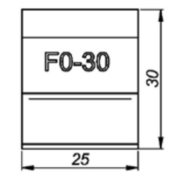 Картинка - Резец для торцевания нержавеющей стали 0° Promotech F0-30 NOZ-000067
