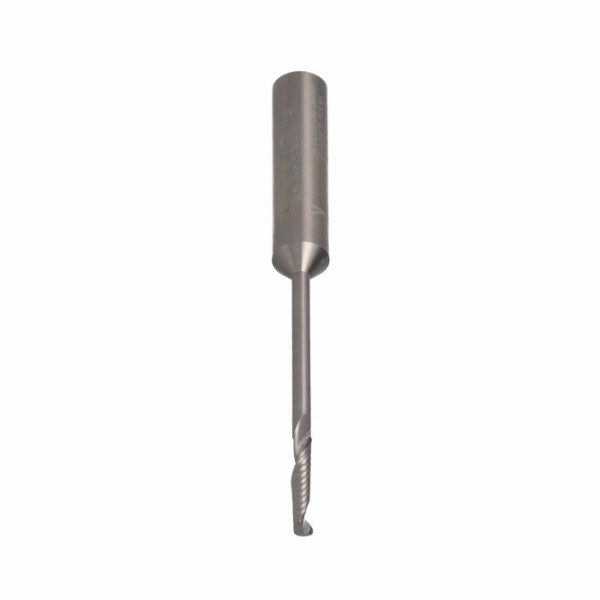 Картинка - Фреза ITA TOOLS VHM Z1 D=3 I=16 L=80 S=8 RH позитив, алюминий, редукция I1=45 0,2 на сторону SP02.03.016.080.08R