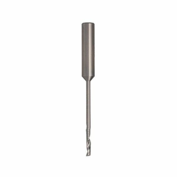 Картинка - Фреза ITA TOOLS VHM Z1 D=3 I=16 L=80 S=8 RH позитив, алюминий, редукция I1=45 0,2 на сторону SP02.03.016.080.08R