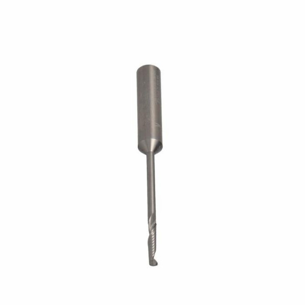Картинка - Фреза ITA TOOLS VHM Z1 D=3 I=16 L=80 S=8 RH позитив, алюминий, редукция I1=45 0,2 на сторону SP02.03.016.080.08R
