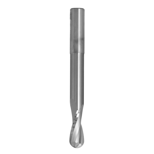 Фото - Фреза ITA TOOLS VHM Z2 D=16 I=40 L=150 S=16 RH чистова, радіус R=8 редукція 0,8 , кінцевик 50мм SQ32.16.040.150.16R