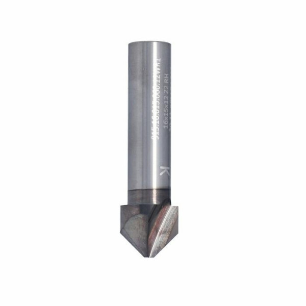 Фото - Фреза ITA TOOLS VHM Z2 D=16 I=15 L=60 A=90°S=12 RH для alucobondu покриття WDLC FVH.16.015.060.12WR