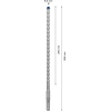 Фото 2 - Набір бурів по залізобетону BOSСH EXPERT SDS Plus-7X 8x200x265 мм 10 шт