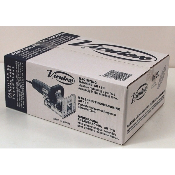 Фото - Ламельки дерев’яні VIRUTEX 85x30x4 мм гл. 20 мм 500 шт - розмір "6" 1405004