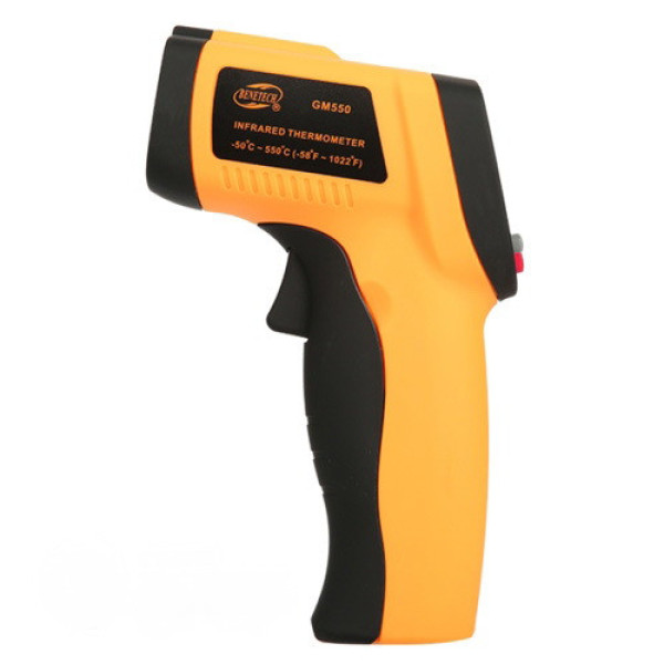 Фото - Безконтактний інфрачервоний термометр (пірометр) BENETECH -50-550°C GM550