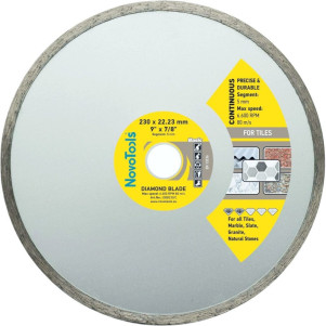 Диск алмазний NovoTools Basic 230 x 22,23 мм, Плитка
