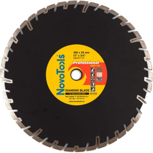 Диск алмазний NovoTools Profi 300 x 20 мм, Глибокий різ