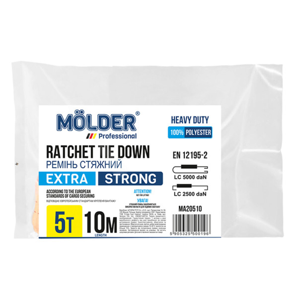 Фото - Стяжний ремінь Molder MA20510 5т, 10м