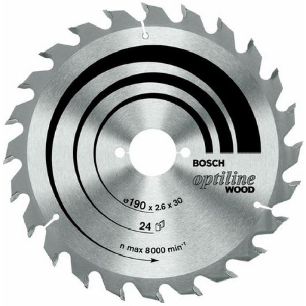 Фото - Диск пильний Bosch Optiline Wood 190х30х24Т