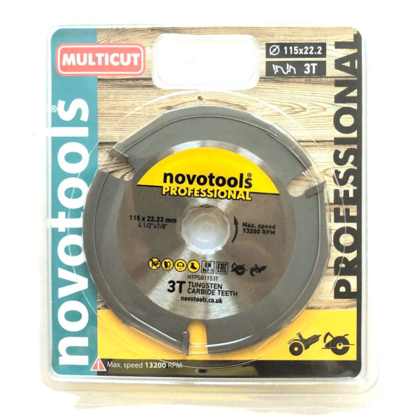 Фото - Пиляльний диск NovoTools Professional 115x22,23 мм, 3Т