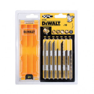 Набор полотен пильных DeWALT по древесине для электролобзиков, 10шт.