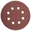 Фото - Круг шліфувальний самозачепний NovoAbrasive 125 мм, Р100, 8 отворів, набір 5шт.
