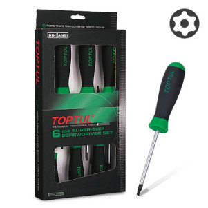 Набір викруток TORX з отвором TOPTUL T10-T40 6 шт GAAE0610