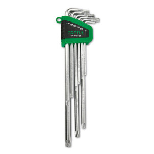Набір ключів TOPTUL TORX T10-T50 з отвором 9шт GSN-09ET