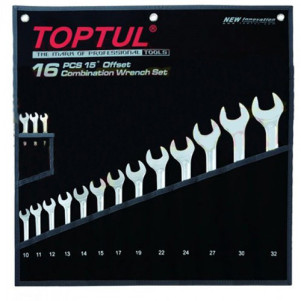 Набір ключів ріжково-накидних TOPTUL 7-32 16 шт Hi-Performance GPAX1601