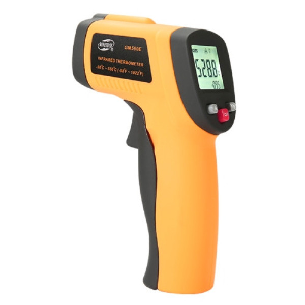 Фото - Безконтактний інфрачервоний термометр (пірометр) BENETECH -50-550°C GM550E