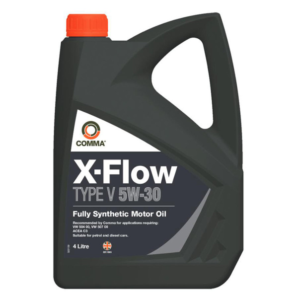 Картинка - Моторное масло Comma X-FLOW TYPE V 5W-30 4л