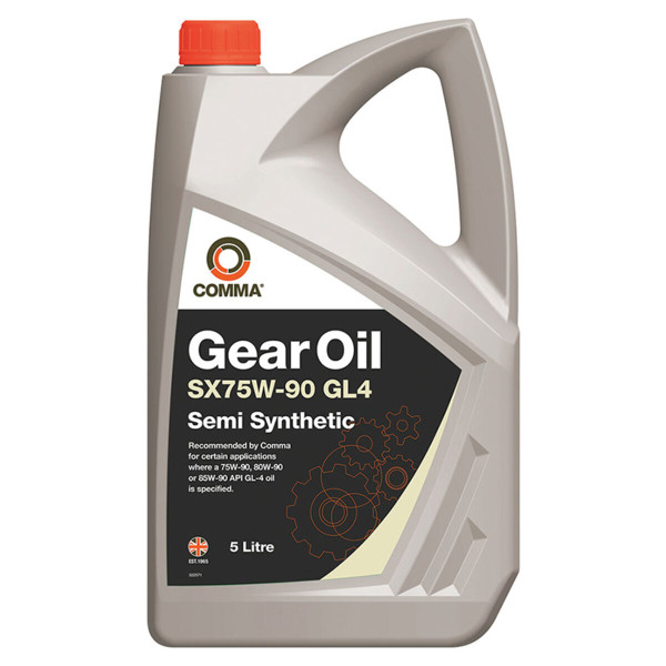 Картинка - Трансмиссионное масло Comma GEAR OIL SX75W-90 GL4 5л