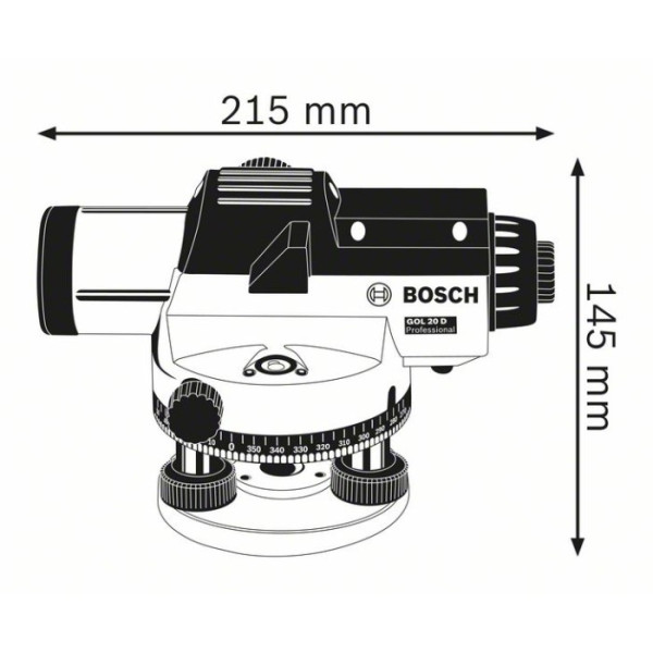 Фото - Оптичний нівелір Bosch GOL 26 D