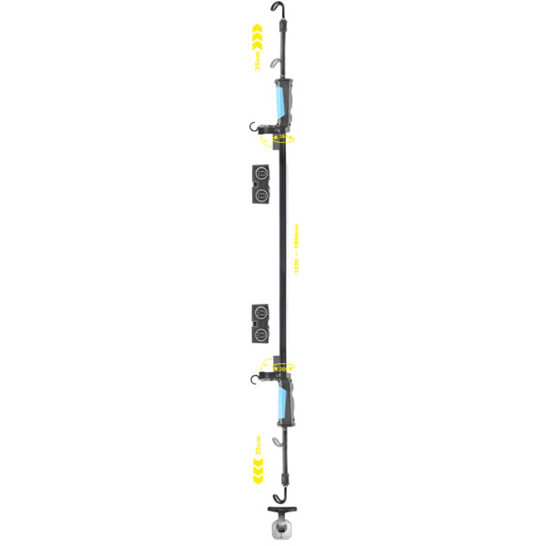 Картинка - Профессиональная инспекционная лампа Brevia LED 120-190см 40SMD 1000lm 4000mAh