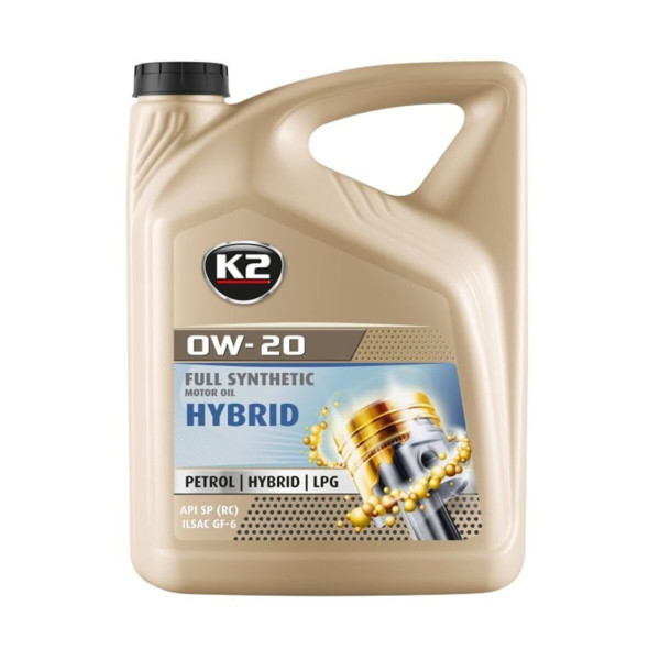 Картинка - Масло моторное K2 Hybrid Oil 0W-20 5л