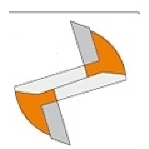 Картинка - Фреза прямая (короткая серия) HM D = 3 I = 8 L = 45 S = 6 (711.030.11)