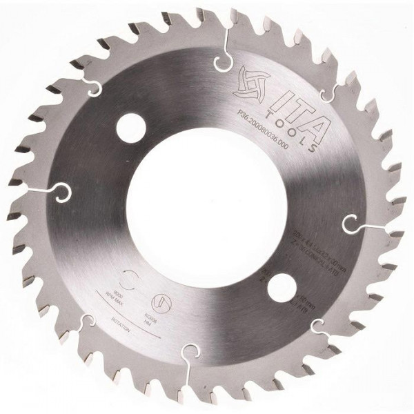 Картинка - Пила ITA TOOLS P36.200080036.000 D = 200 F = 80 Z = 36 K = 4.4-5.6