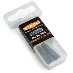 Биты 1/4 "TX30x25мм 2шт. Нержавеющая сталь (20849.STACO)