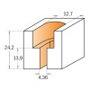Картинка 1 - Фреза под шурупы HM D = 12,7 d = 4,36 I = 24,2 S = 8 I2 = 13,9 (913.101.11)