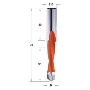 Сверло NP HW D = 9 I = 35 L = 70 S = 10x30 LH XTREME-HW (311.090.42)
