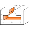 Картинка 1 - Фреза для отверстий типа T HM D = 32 d = 15 I = 20 S = 12 (950.604.11)
