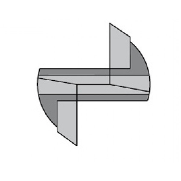 Картинка - Фреза пазовая, с возможностью сверления HW D=18 I=40 L=87 S=10x35 Z=2+1 (176.180.11)
