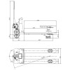 Фото 3 - Візок підйомна гідравлічна Holzmann HUB 25KG