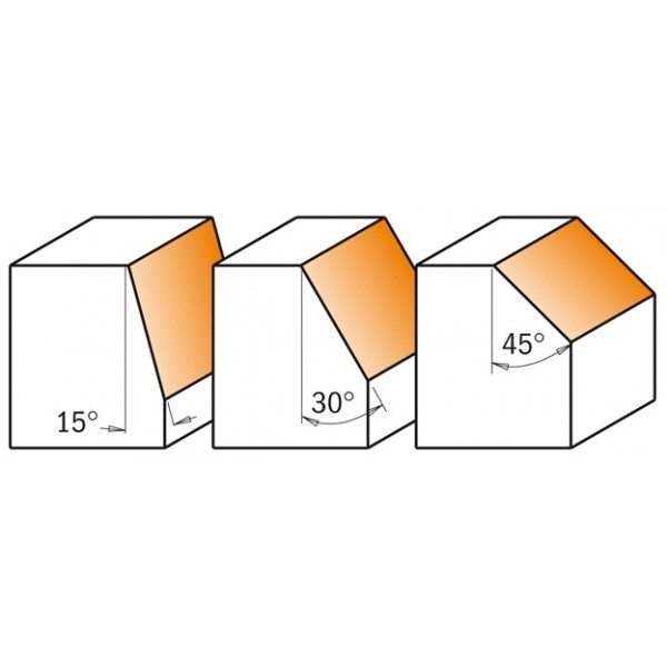 Картинка - Фреза для снятия фаски HM A = 15 D = 24 I = 14 L = 46 S = 8 (903.240.11)