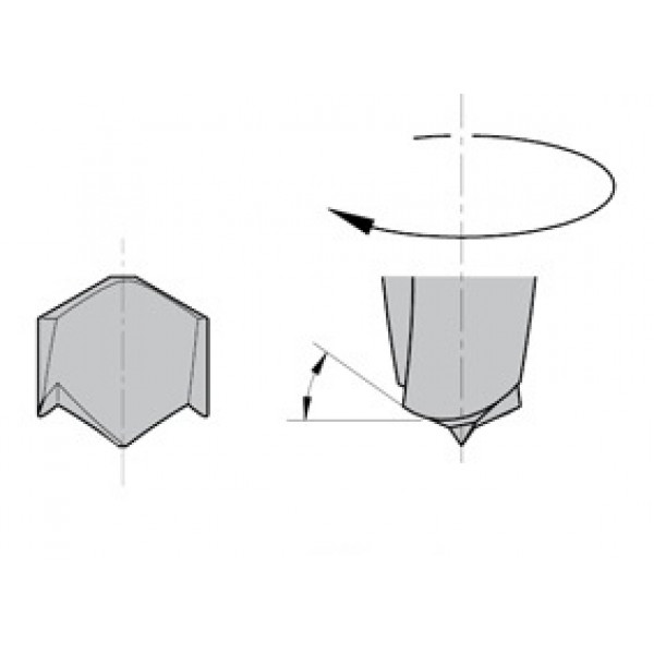 Фото - Коло заточний D = 8-10 F = 20 розміри = 125x7 (01.02.0317)