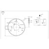 Картинка 1 - Подрезная пила ITA TOOLS DSB.160055036.014 D = 160 F = 55 Z = 36 K = 4,8 / 5,6 P = 3,5 H = 4 PH 3/7/66 + 3/6/84 DSB