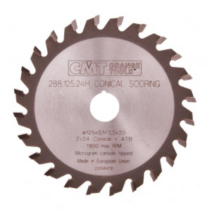 Пила подрезная CMT 288.120.24K HM D = 120 F = 22 Z = 24 K = 3,1-4,0