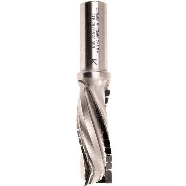 Картинка - Фреза алмазная DIA D = 25 l = 65 S = 20x50 RH DTE