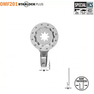 Пильное полотно осциляционное W = 16 (OMF201-X1)