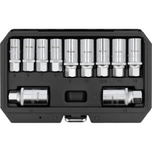 Головки для удаления винтовых шпилек YATO 3/8", 1/2" 11 шт YT-06201