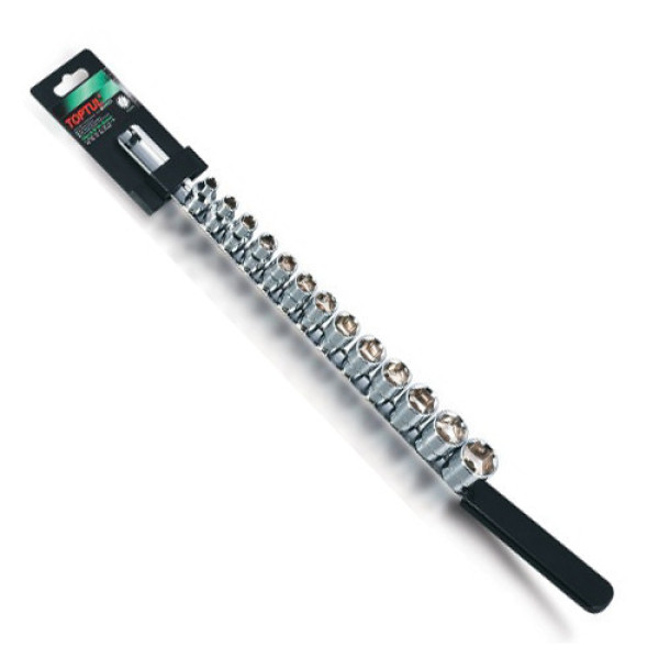 Фото - Набір головок дюймових на планці TOPTUL 1/2" 19 шт GAAQ1608U