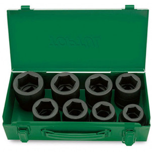 Набір головок ударних TOPTUL 1" 24-41 мм 8 шт GDAD0803