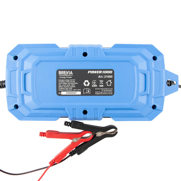 Картинка - Зарядное устройство АКБ Brevia Power1000 6V/12V 10A