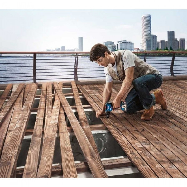 Картинка - Дрель-шуруповерт аккумуляторный Bosch GSR 18V-50 (06019H5000)