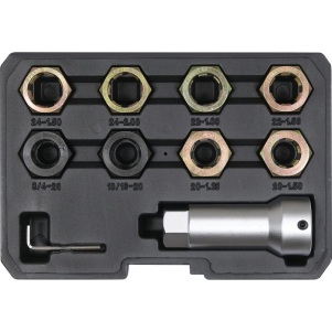 Комплект для ремонта поврежденной резьбы полуосей YATO 10 шт YT-17605