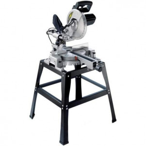 Торцовочная пилка с протяжкой и подставкой 1.8 кВт. диск 254 мм