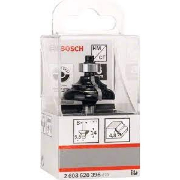 Картинка - Фреза профильная Bosch R4.8 31.8х14х57 мм 8 мм (2608628396)