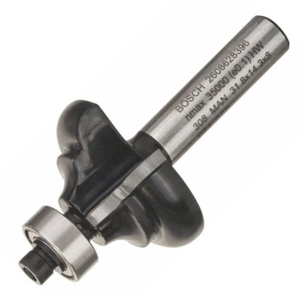Картинка - Фреза профильная Bosch R4.8 31.8х14х57 мм 8 мм (2608628396)